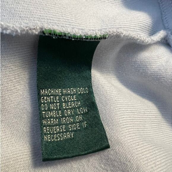 Lauren Ralph Lauren Velvet Top in Gray w/Partial Zipper Funnel Neckline Size XL - Picture 4 of 4